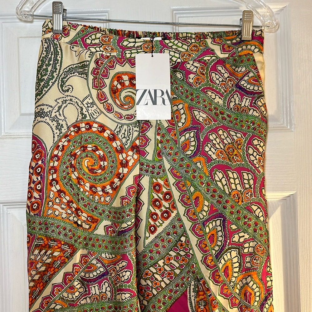 Zara printed pants